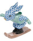 Herend Ski Bunny - Blue