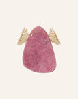 Large Pink Calcite Cobaltian Druzy Centerpiece