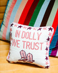 Furbish “Trust Dolly” Needlepoint Pillow