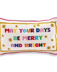 Furbish Studio Merry & Bright Needlepoint Pillow