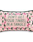 Furbish Studio Tinsel in a Tangle Needlepoint Pillow