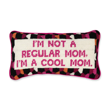 Furbish “Cool Mom”Needlepoint Pillow