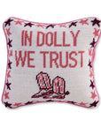 Furbish “Trust Dolly” Needlepoint Pillow