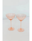 Estelle Martini Glass-Blush Pink : S/2