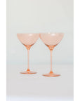 Estelle Martini Glass-Blush Pink : S/2