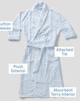 Weezie Women’s Long Plush Robe