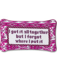 Furbish “Got It All Together” Needlepoint Pillow