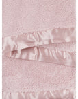 Little Giraffe Chenille Blanket in Dusty Pink