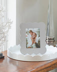 Addison Ross Chiffon Scalloped Lacquer Photo Frame: 5x7