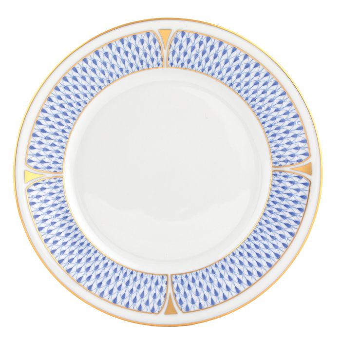 Pleasant-Ballantyne Wedding Registry: Herend Art Deco Blue Salad Plate