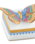 Herend Butterfly Box- Blue
