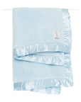 Little Giraffe Chenille Blanket - Blue
