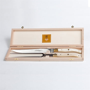 Puletti-Tinsley Wedding Registry: Claude Dozorme Carving Set in Natural