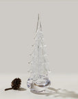 Simon Pearce Crackle Four Sided Evergreen 16"
