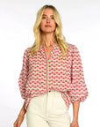 Elizabeth James The Label Emily Top in Fan Flower