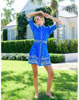 Elizabeth James The Label Frances Dress in Tulip Blue