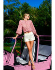 Elizabeth James The Label Emily Top in Fan Flower
