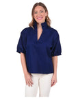 Emily McCarthy Poppy Top - Navy