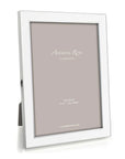 Addison Ross White Enamel & Silver Photo Frame : 5x7