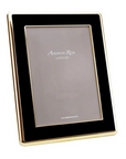 Addison Ross Black Enamel & Gold Curve Frame: 5 x 7" or 4 x 6