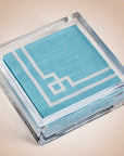 Caspari Acrylic Cocktail Napkin Holder - Clear