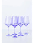 Estelle Wine Stem-Lavender : S/6