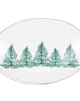 Vietri Lastra Holiday Melamine Oval Platter