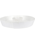 Vietri Lastra Melamine White Chip/Dip