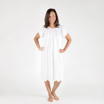 Lenora by Dina Yang Vandy Cotton Nightgown - Pink