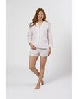 Lenora by Dina Yang Classic Cotton Short Pajamas - Vivian Floral