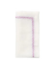 Kim Seybert Jardin Napkin in White & Lilac