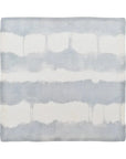 Kim Seybert Watercolor Stripe Napkin in White Blue & Gray
