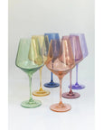 Estelle Wine Stem-Mixed Pastel : S/6