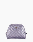 Oliver Thomas KST Cosmetic Case: Medium in Metallic Lavender