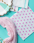 Vietri Dot Pink Dinner Napkins - Pack of 20