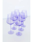 Estelle Wine Stem-Lavender : S/6