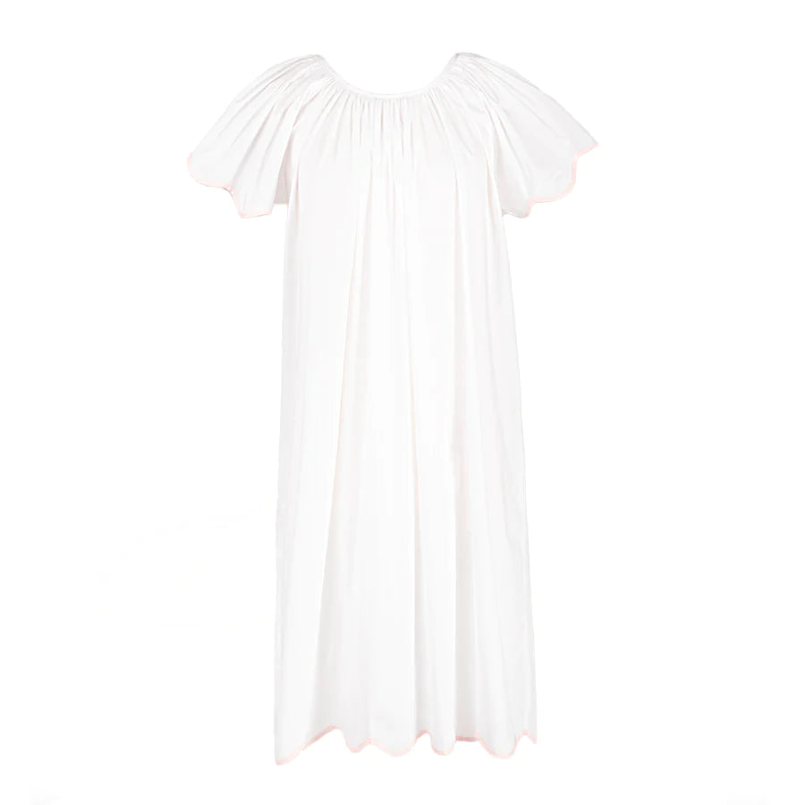 Lenora by Dina Yang Vandy Cotton Nightgown - Pink
