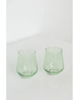 Estelle Stemless Wine-Mint Green : S/2