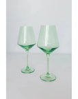 Estelle Wine Stem-Mint Green : S/2