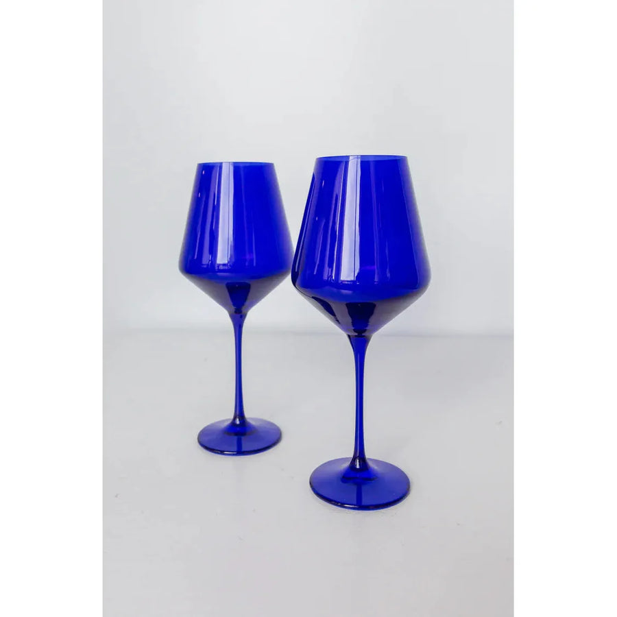 Estelle Wine Stem-Royal Blue : S/2