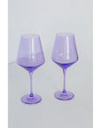 Estelle Wine Stem-Lavender : S/2