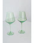 Estelle Wine Stem-Mint Green : S/2