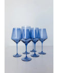 Estelle Wine Stem-Cobalt : S/6