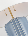 Visual Comfort Minx Table Lamp in Polar Blue