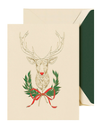 Crane & Co. Engraved Deer Cards: Set of 10