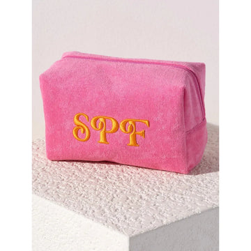 SOL SPF Pink Zip Pouch