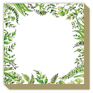 Luxe Notepad- Handpainted Fern