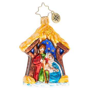 Christopher Radko Asleep In The Manger Gem