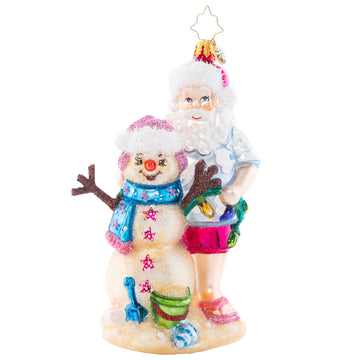 Christopher Radko Sandy Snow Team Ornament