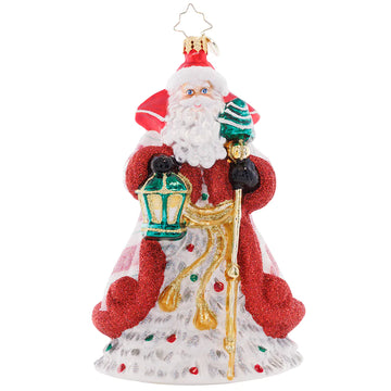 Christopher Radko Peppermint Sparkle Nicholas